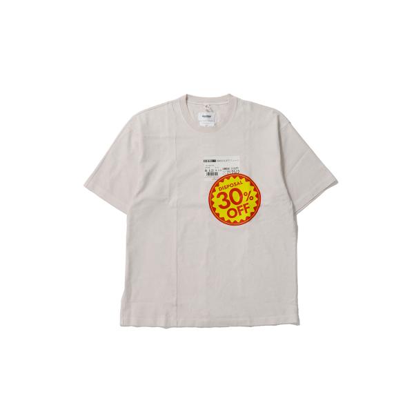 【P5倍 / SALE】DISPOSAL REDUCTION T-SHIRT - WHITE (25...