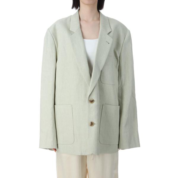 Boyfriend Linen Jacket - SAGE (12510103) Todayful(...