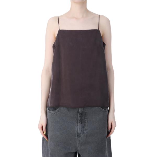 【SALE】Matte Satin Camisole - CHARCOAL GRAY (125104...