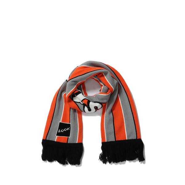 【P5倍】KNIT SCARF/ORANGE(LQA24KS09) LQQK STUDIO(ルック ...