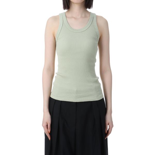 Seamless Rib Tanktop -L/GREEN (12510607) Todayful(...