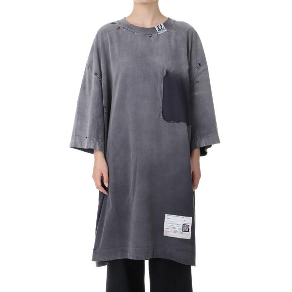 【P2倍】BLEACHED HUGE TEE-BLACK(B13TS561) MIHARA YASU...