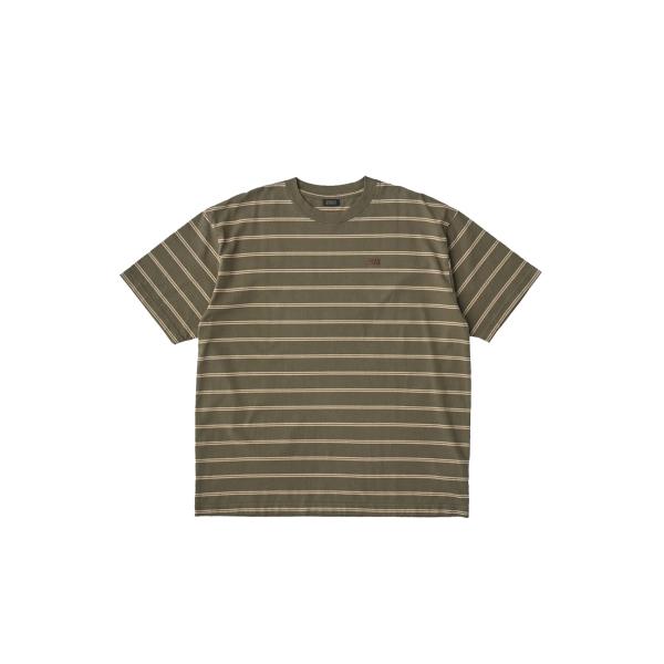 【P5倍 / SALE】Striped S/S Tee - Olive / Khaki (SD25S...