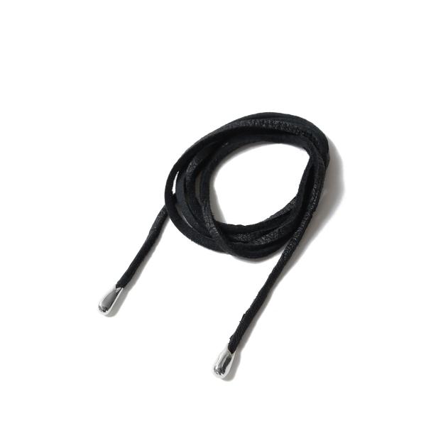 【P5倍】tear drop bolo tip necklace 100cm -DEERSKIN (...