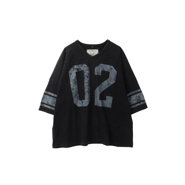 【P2倍 / SALE】HORSECOLLAR, football shirt ss / Black...