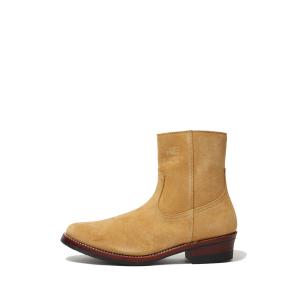 STEER SUEDE ZIP WESTERN BOOTS / MUSTARD (AB-05SS-CL/MUS) Addict Clothes(アディクトクローズ)｜deepinsideinc