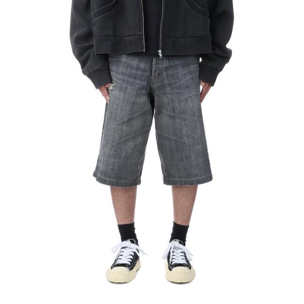 【P5倍】Denim Wide Bermuda Pants - GRAY (G14PT039) KA...