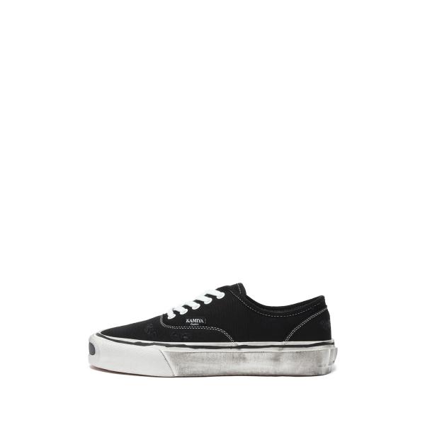【P5倍】Herc Distressed Vulcanized Sneaker - BLACK (G...