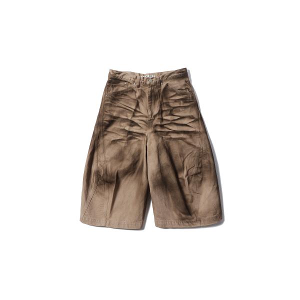 【P5倍 / SALE】3D TWISTED JORTS - CRAZY DIRTY WASHED ...