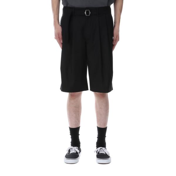 【P5倍 / SALE】Hemingway Belted Shorts - Black (AODMP...