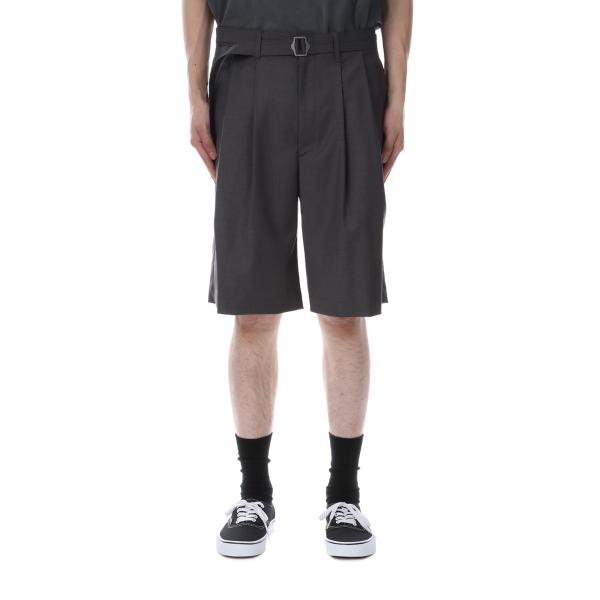【P5倍 / SALE】Hemingway Belted Shorts - Heather Gray...