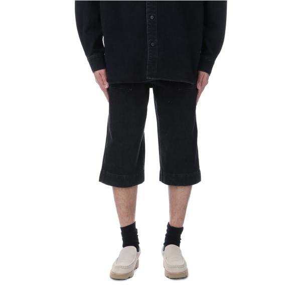DENIM HALF PANT / BLACK (P005) CEIVE(シーヴ)