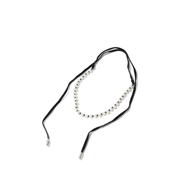 【SALE】Pearl Ribbon Choker - BLACK (12510909) Today...