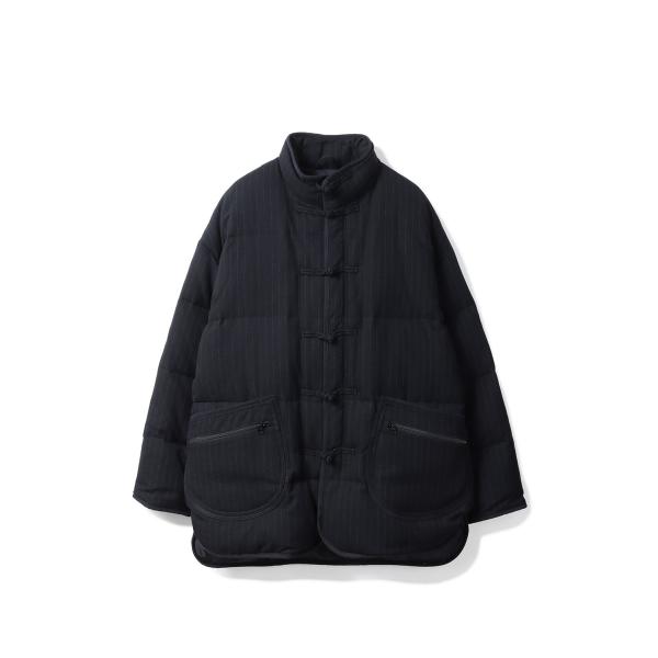 【P2倍】PIN STRIPE CHINESE DOWN JACKET / BLACK (PC-03...