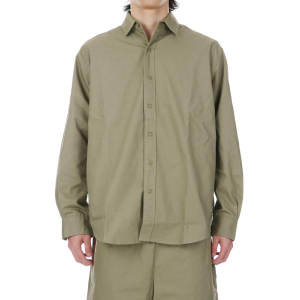 【P5倍 / SALE】NEW BASIC SNAP SHIRTS  - KHAKI (ACY-25...