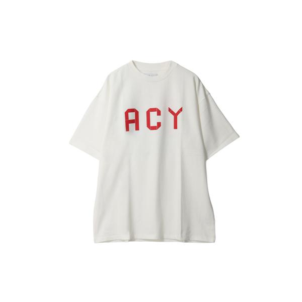 【P5倍 / SALE】Ori TEE - WHITE (ACY-25SS-012) Acy(エイシ...
