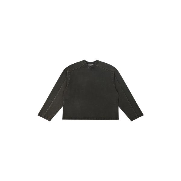 【P5倍 / SALE】HEAVY LONG SLEEVE / WASHED BLACK (UNU-...