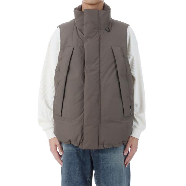 WINDSTOPPER(R) FIELD DOWN VEST - BROWN KHAKI (BW-1...
