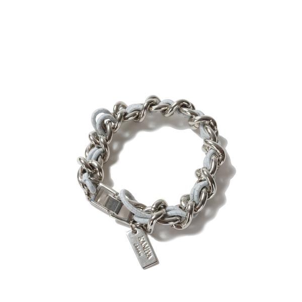 【P5倍】Laced Chain Bracelet - GRAY (G15AC215) KAMIYA...