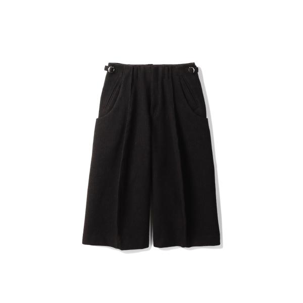 【SALE】S CURVED UTILITY CAPRI TROUSERS - BROWN (NF2...