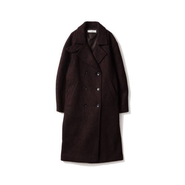 Double Tweed Coat - BROWN (62520005) anuke(アンヌーク)