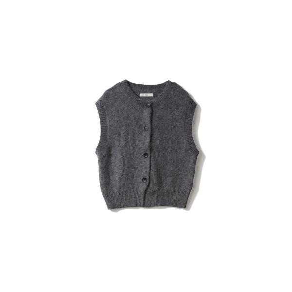 Crewneck Botton Vest - GRAY (62520538) anuke(アンヌーク...