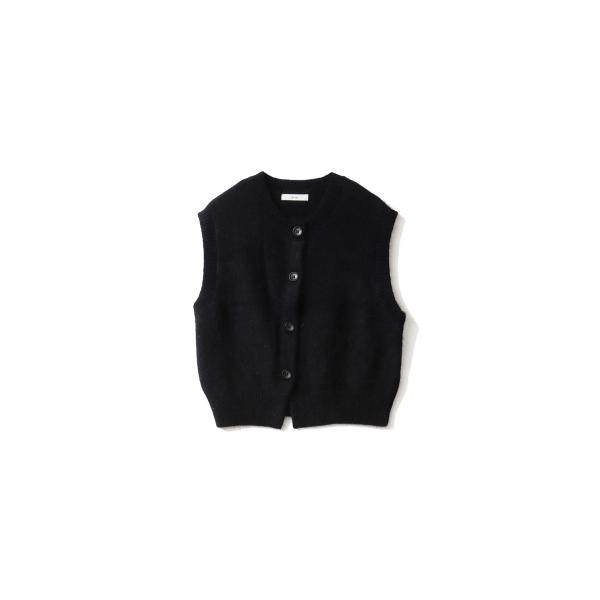 Crewneck Botton Vest - BLACK (62520538) anuke(アンヌー...