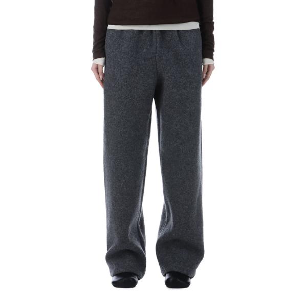 Wool Drawstring Pants - GRAY (62520725) anuke(アンヌー...