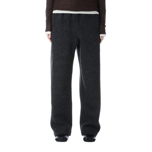 Wool Drawstring Pants - CHARCOAL GRAY (62520725) a...