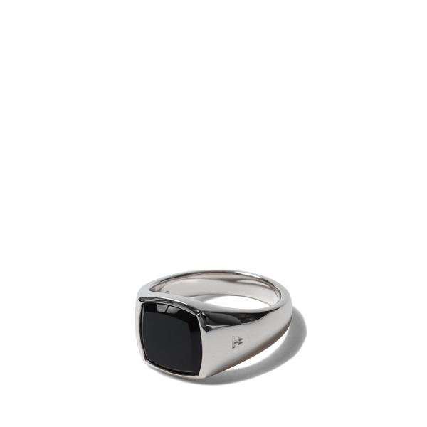 【P5倍】Kay Ring Polished Onyx - SILVER / BLACK ONYX ...