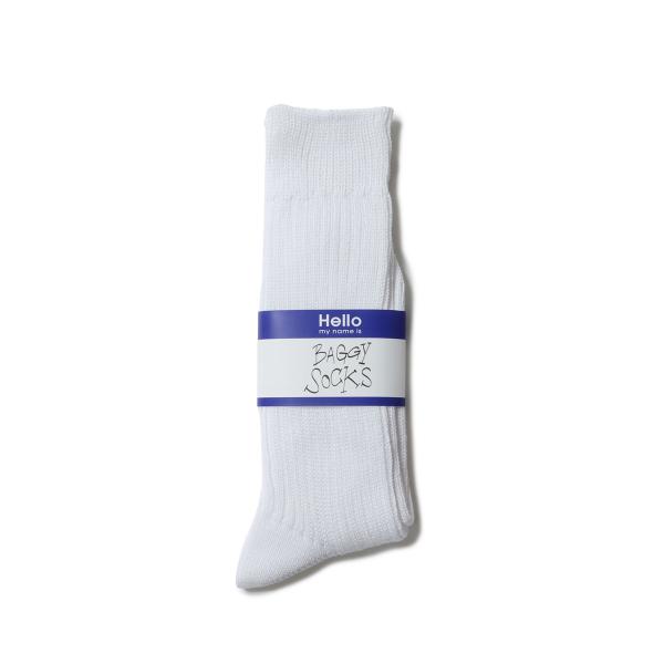 BAGGY SOCKS - WHITE (22SMSIT01) Shinzone(シンゾーン)
