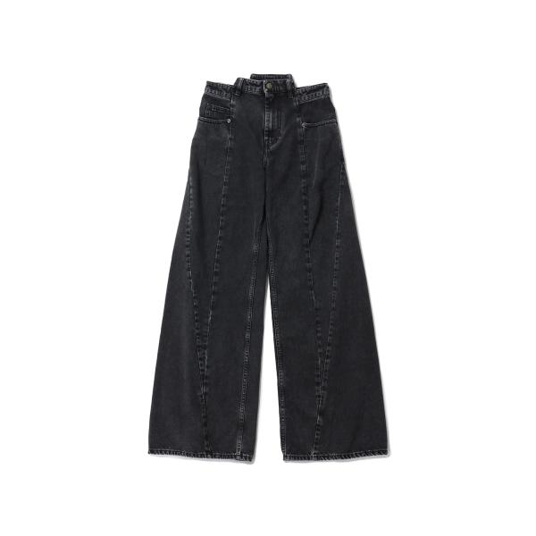 【P5倍】PANTS 5 POCKETS - Medium Black Stone (S51LA01...
