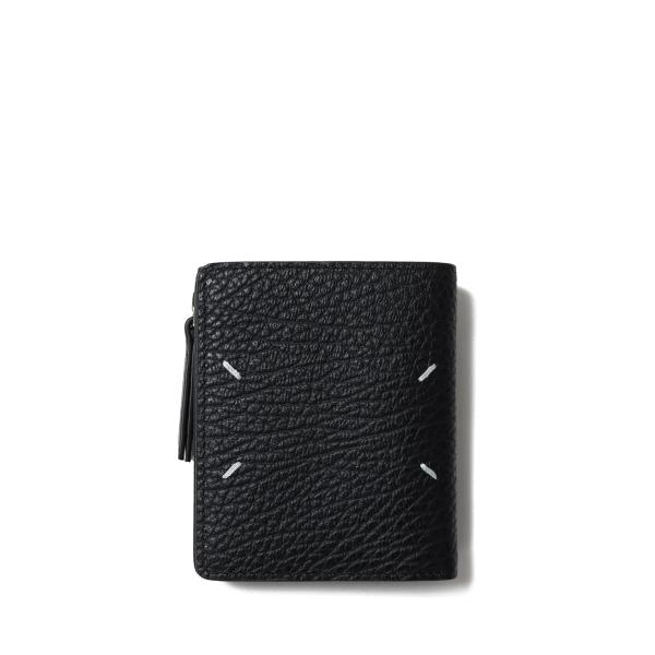 【P5倍】Four stitches Flip Flop Wallet - Black (SA1UI...