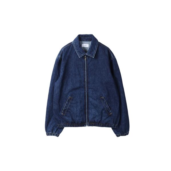 DENIM HARRINGTON JACKET - INDIGO (J003) CEIVE(シーヴ)