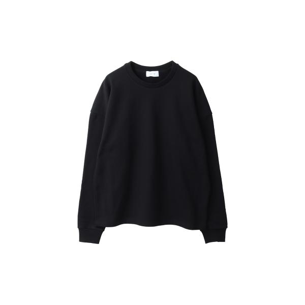 CREW NECK SWEATSHIRT - BLACK (T002) CEIVE(シーヴ)