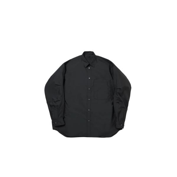 【P5倍】W's TECH REGULAR COLLAR SHIRT L/S - BLACK (BE...