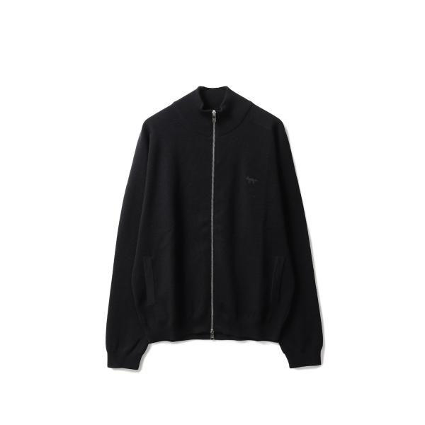 【P5倍】TECHNICAL MERINO WOOL KNITTED JACKET - BLACK ...