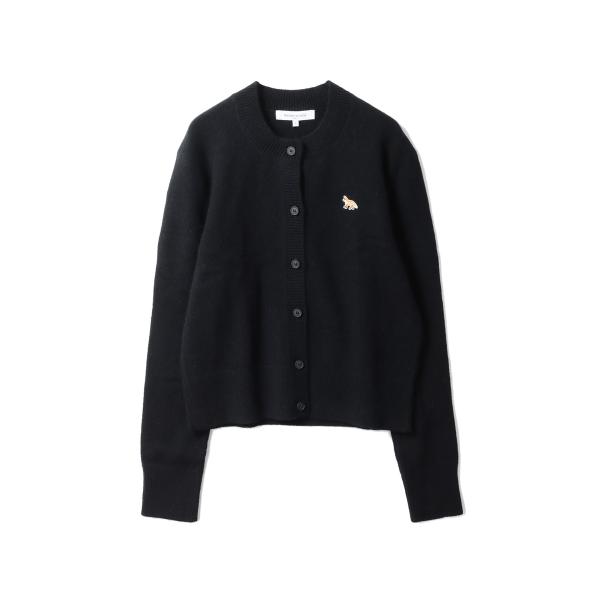 【P5倍】BABY FOX LAMBSWOOL FITTED CARDIGAN - BLACK (P...