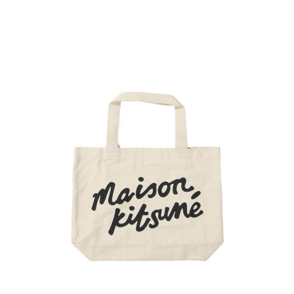 MAISON KITSUNE HANDWRITING TOTE - ECRU (PW05124WW9...