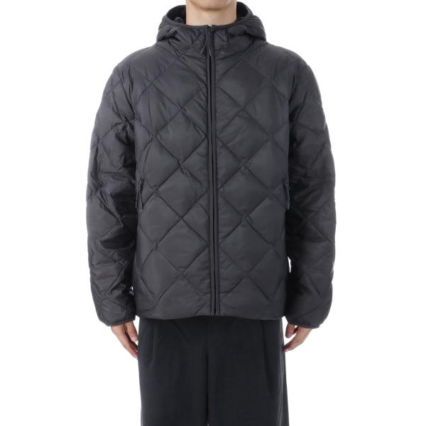BASE LT DOWN HOODED JACKET - CHARCOAL BLACK (AW250...