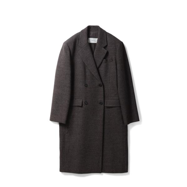 Wool 100% Chester Coat - DARK BROWN (12520005) Tod...