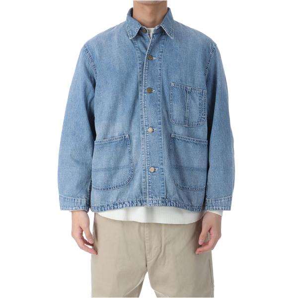 【P5倍】9.5oz Nepped Denim Coverall - USED BLUE (RN29...