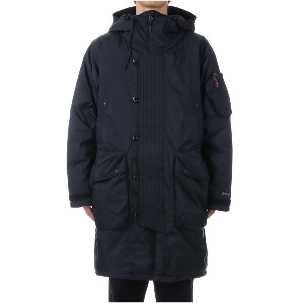 【P5倍 / SALE】AURORA TEX DOWN FIELD HALF COAT - BLAC...