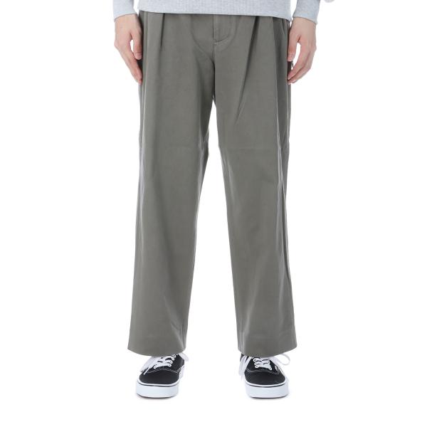 【P5倍 / SALE】Ventilation Chino Slacks - Brown Khaki...