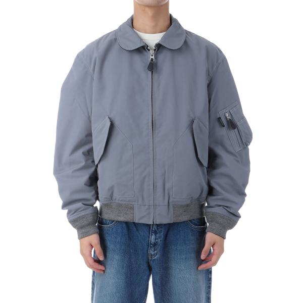 【P5倍 / SALE】Reversible Flight Jacket - Grey (SD25F...