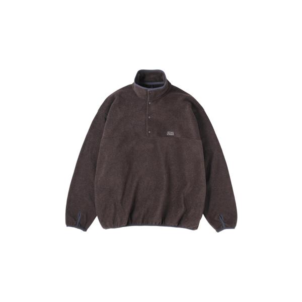 【P5倍 / SALE】Fleece Snap Pullover - Brown (SD25F-CT...