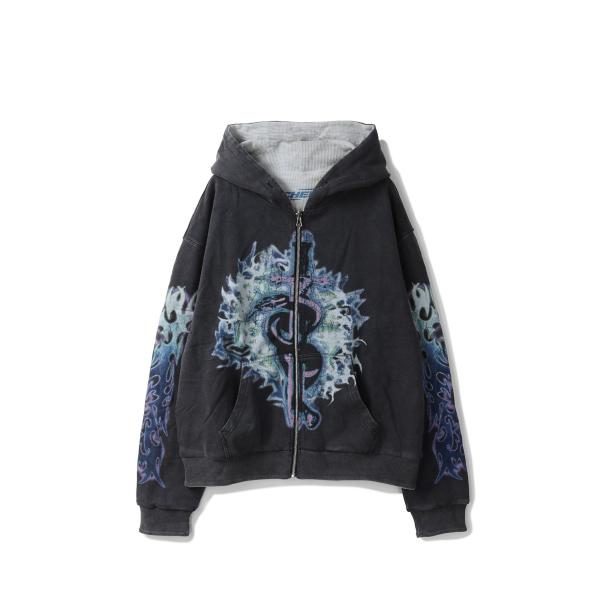 【P2倍】Reversible  Crank/Tommy Zip Hooded Sweatshirt...