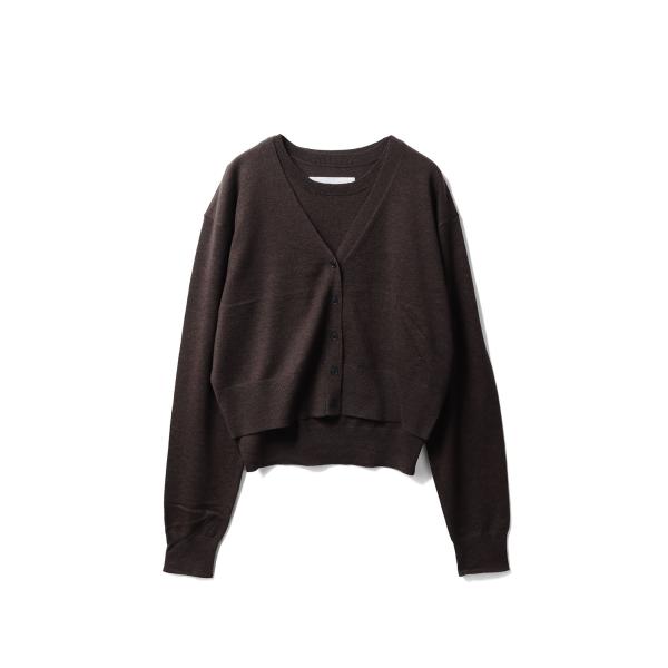 2set Useful Knit -DARK BROWN (12520536) Todayful(ト...