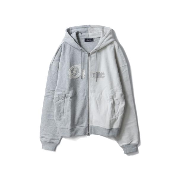 【P5倍】Reverse French Terry Zip Hoodie - Heather Gra...