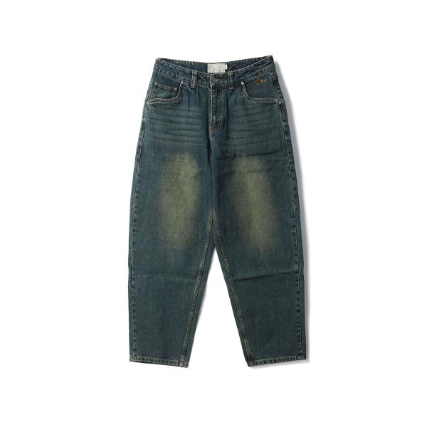 【P5倍】Baggy Denim Pants - Sandblasted Pine (DIMEFA2...